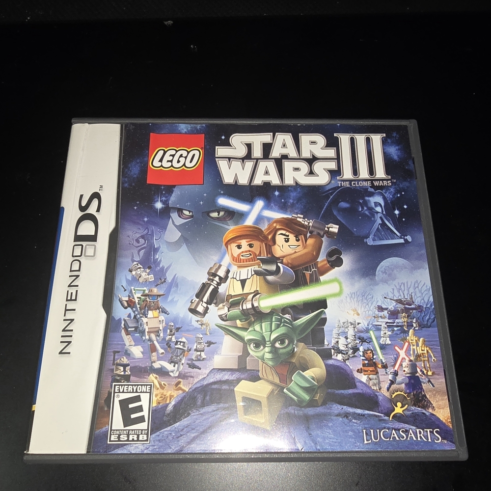 TESTED LEGO Star Wars III: The Clone Wars (Nintendo DS, 2011) Original Case